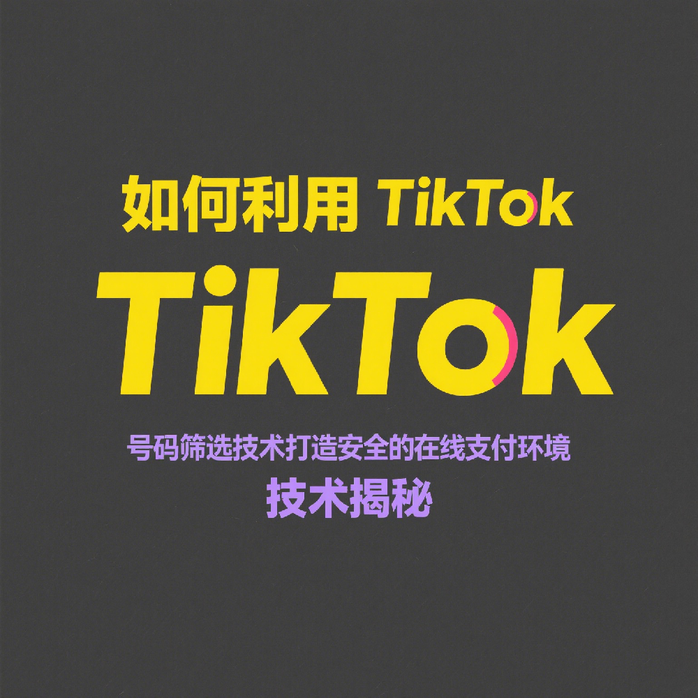 如何利用TikTok号码筛选技术打造安全的在线支付环境