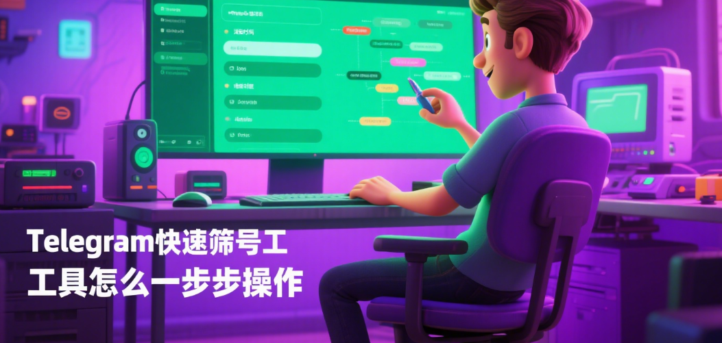 Telegram快速筛号工具怎么一步步操作