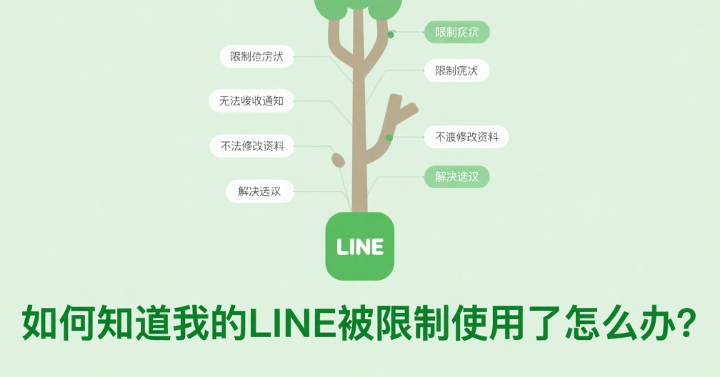 如何知道我的line被限制使用了怎么办？
